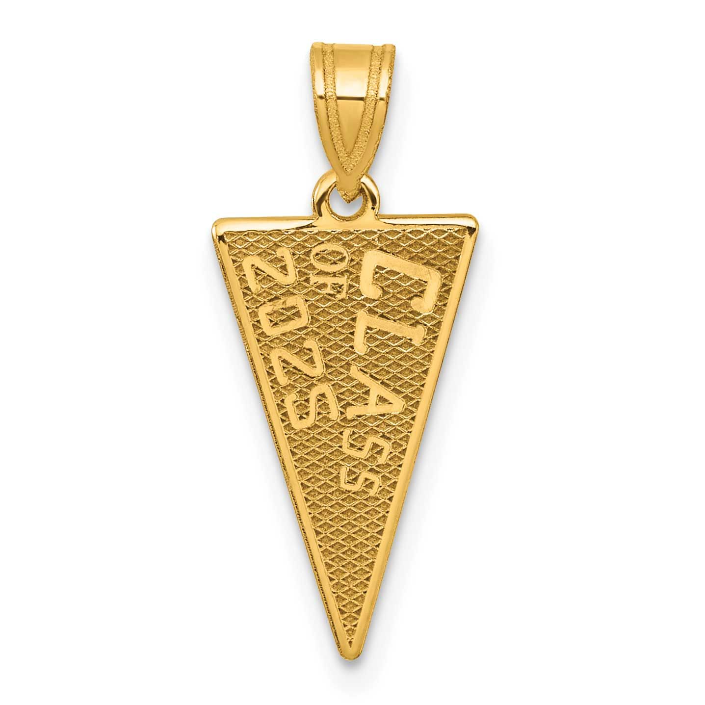 Class of 2025 Rally Flag  Graduation Charm 14k Gold, MPN: K9984-25, UPC: