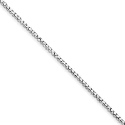 2mm Box Chain 20 Inch Sterling Silver Rhodium-Plated, MPN: QBX040R-20, UPC: