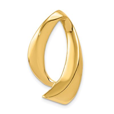 Fits Up To 8mm Regular 10mm Fancy Reversible Omega Slide 10k Gold, MPN: 10CS31, UPC: