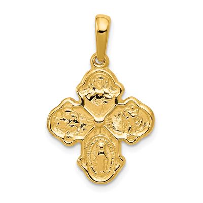 Four Way Medal Pendant 14k Gold, MPN: K2296, UPC: 883957901633