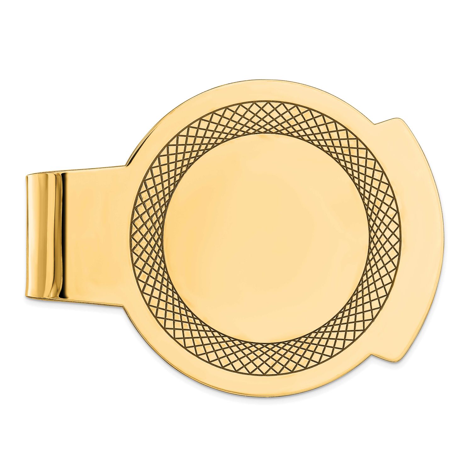 Money Clip Sterling Silver Gold-Plated, MPN: QQ37GP, UPC: