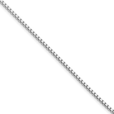 1.9mm Box Chain 22 Inch Sterling Silver Rhodium-Plated, MPN: QBX037R-22, UPC: