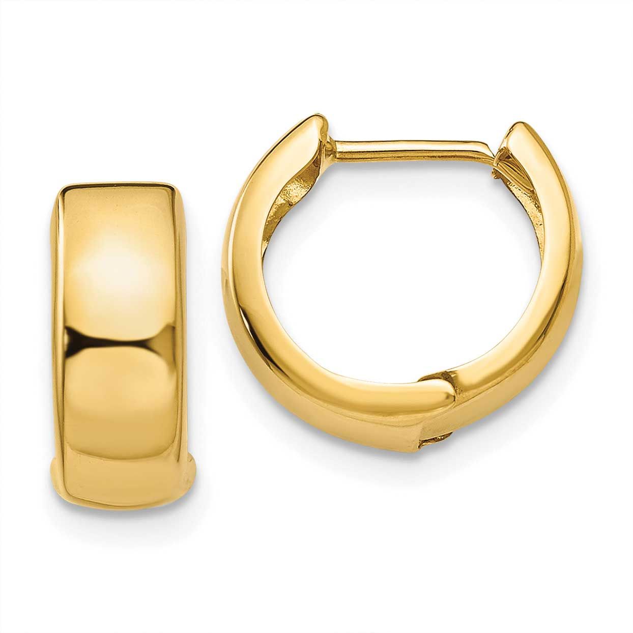 Hinged Hoop Earrings 14k Gold, MPN: TL563, UPC: 886774562674