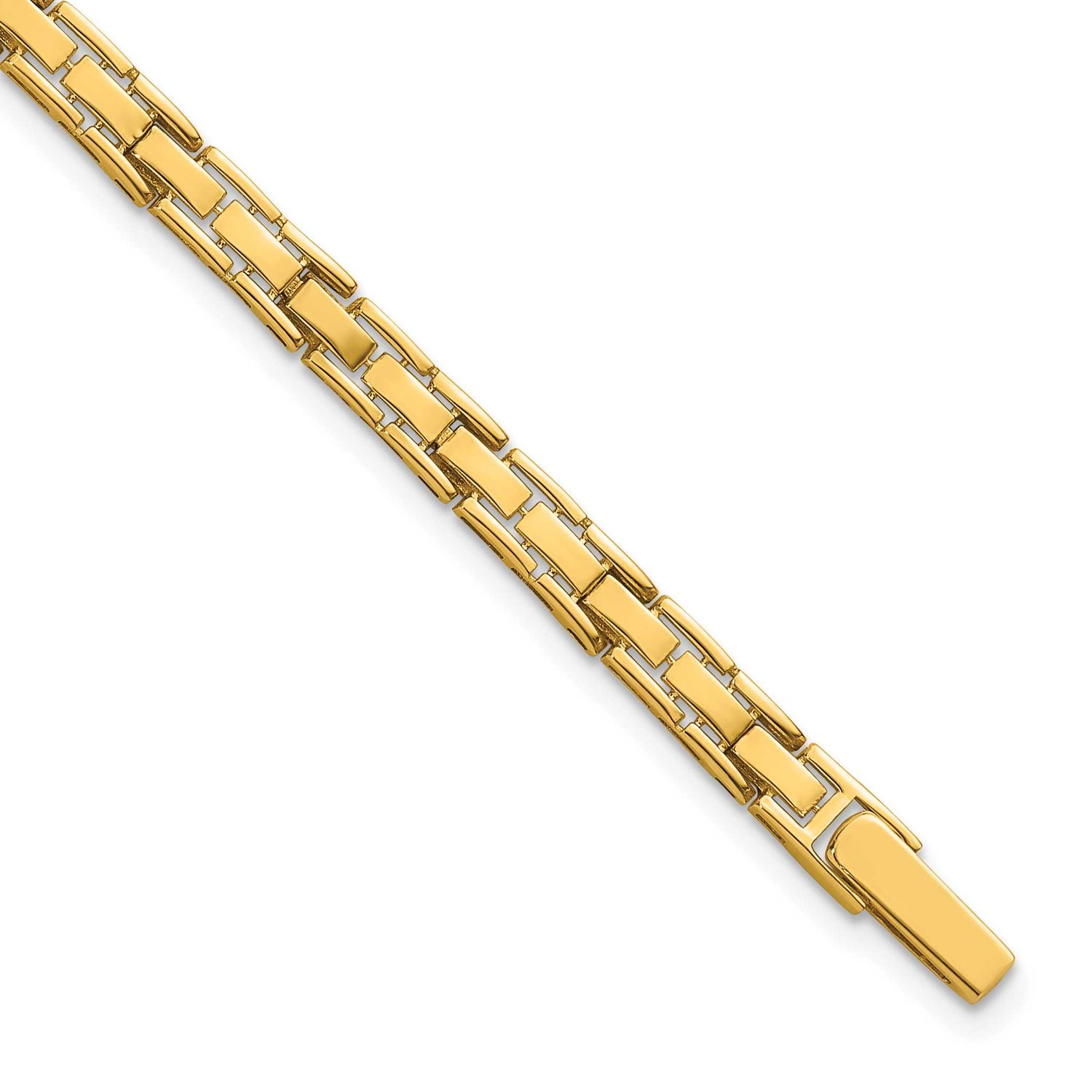 Fancy Link 7.5 Inch Bracelet 14k Gold Polished, MPN: SF3175-7.5, UPC: