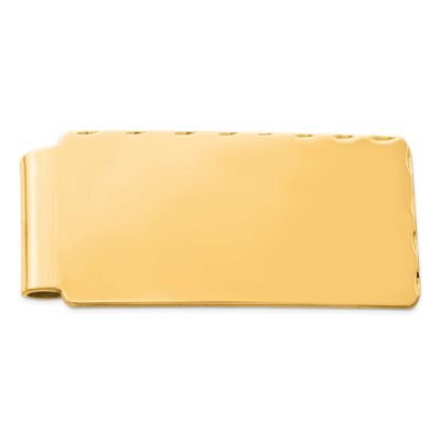 Money Clip Sterling Silver Gold-Plated, MPN: QQ30GP, UPC: