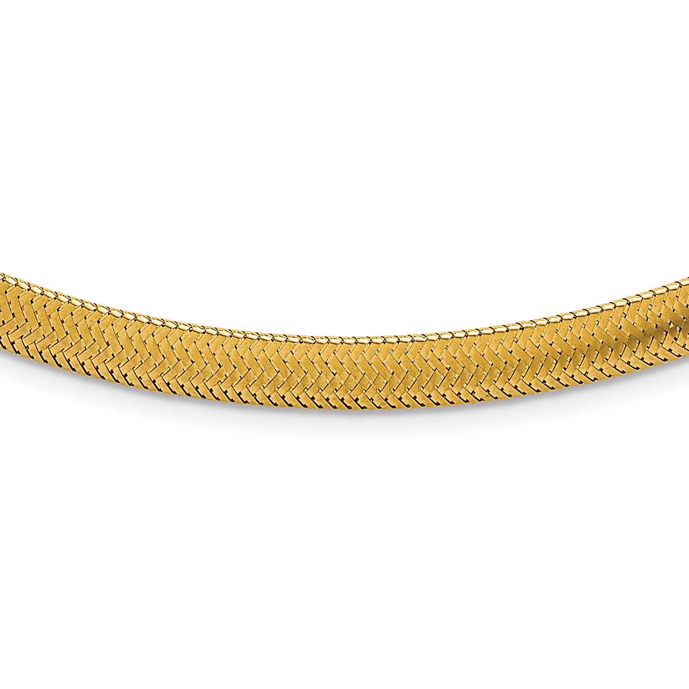 Mesh 17 Inch Necklace 14k Gold Polished, MPN: SF3207-17, UPC: