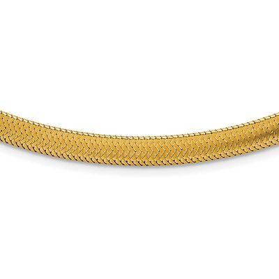 Mesh 17 Inch Necklace 14k Gold Polished, MPN: SF3207-17, UPC:
