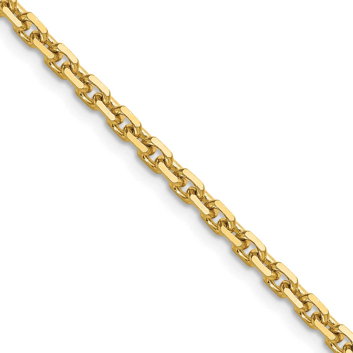 3.25mm Diamond-cut French Link Chain 26 Inch 14k Gold, MPN: PEN345-26, UPC: