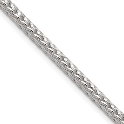 3.4mm Diamond-Cut Round Franco Chain 16 Inch Sterling Silver, MPN: QFR320-16, UPC: