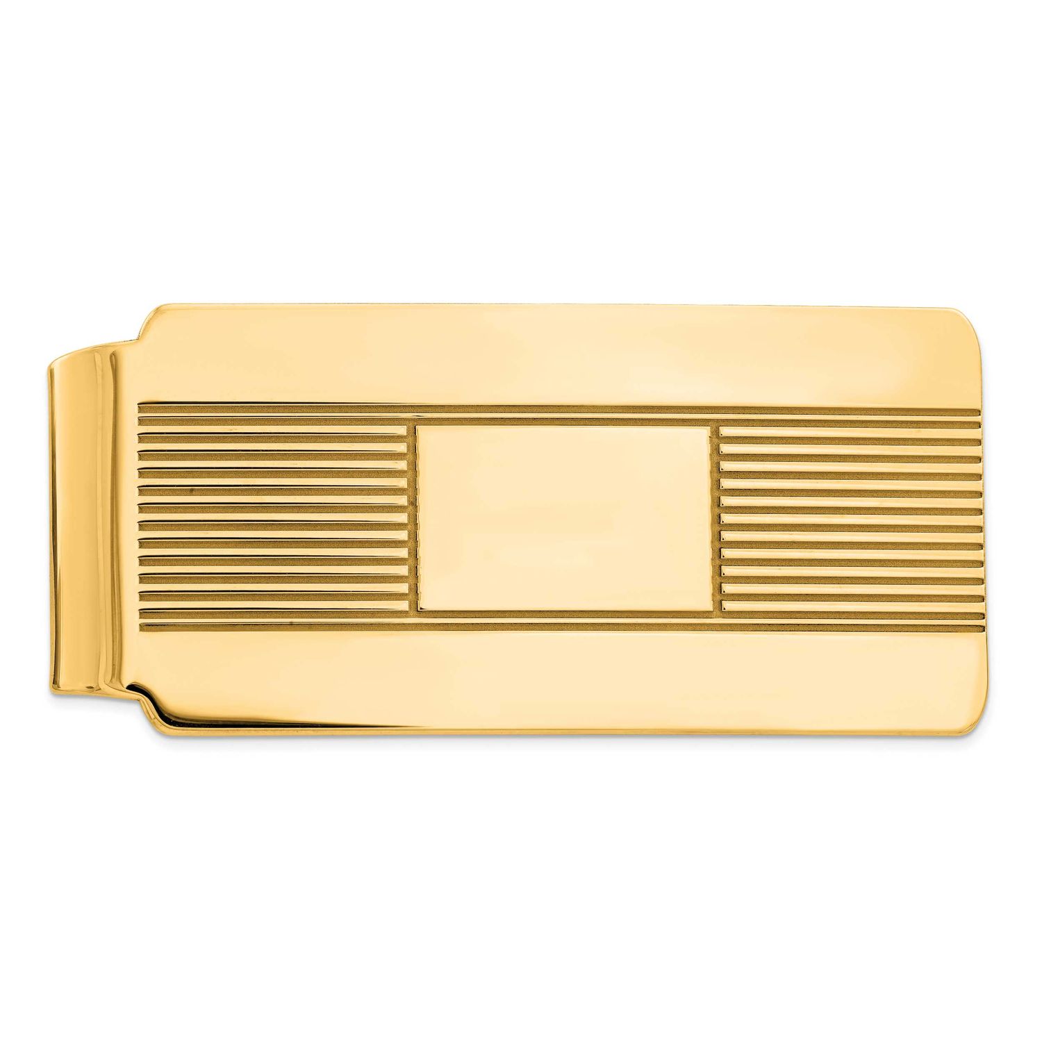 Money Clip Sterling Silver Gold-Plated, MPN: QQ32GP, UPC: