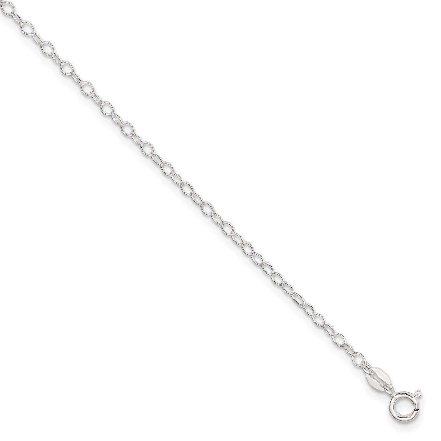 2.5 mm Fancy Anklet Sterling Silver, MPN: QG1375-10, UPC: 883957947006