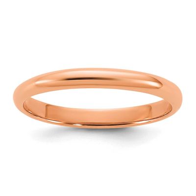 Rose Gold Polished 2mm Baby / Children&#39;s Ring 10k Gold, MPN: 10R983R, UPC: