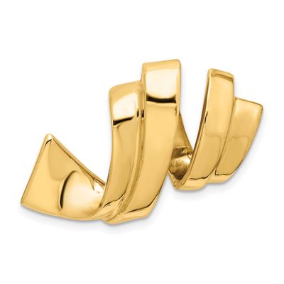 Fits Up To 8mm Regular 10mm Fancy Reversible Omega Slide 10k Gold, MPN: 10SL332, UPC: