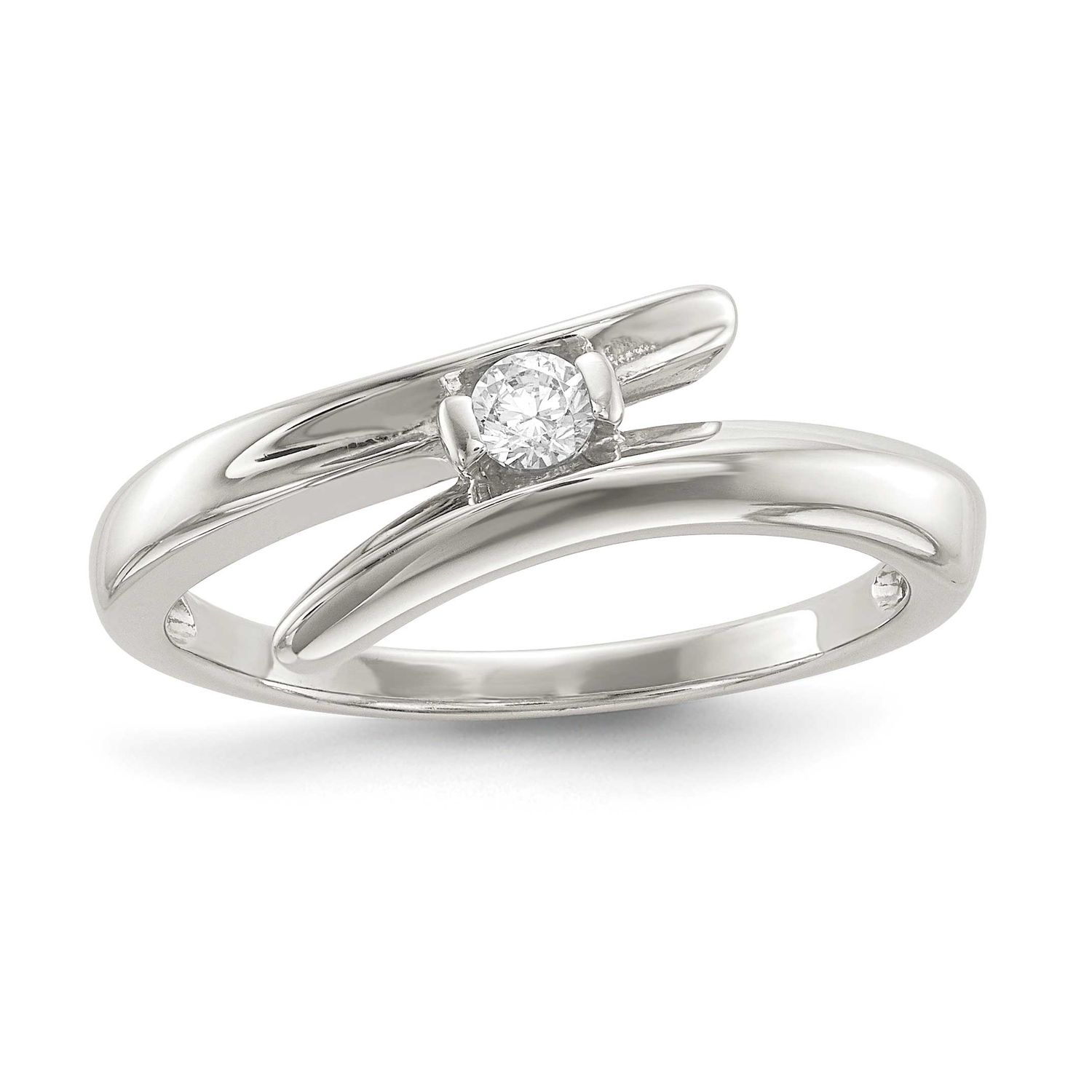 CZ Ring Sterling Silver, MPN: QR6641, UPC: 883957993799