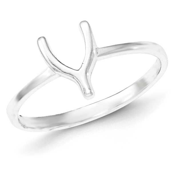 Wishbone Ring Sterling Silver Polished, MPN: QR6211, UPC: