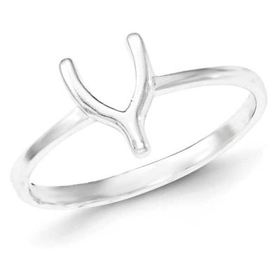 Wishbone Ring Sterling Silver Polished, MPN: QR6211, UPC:
