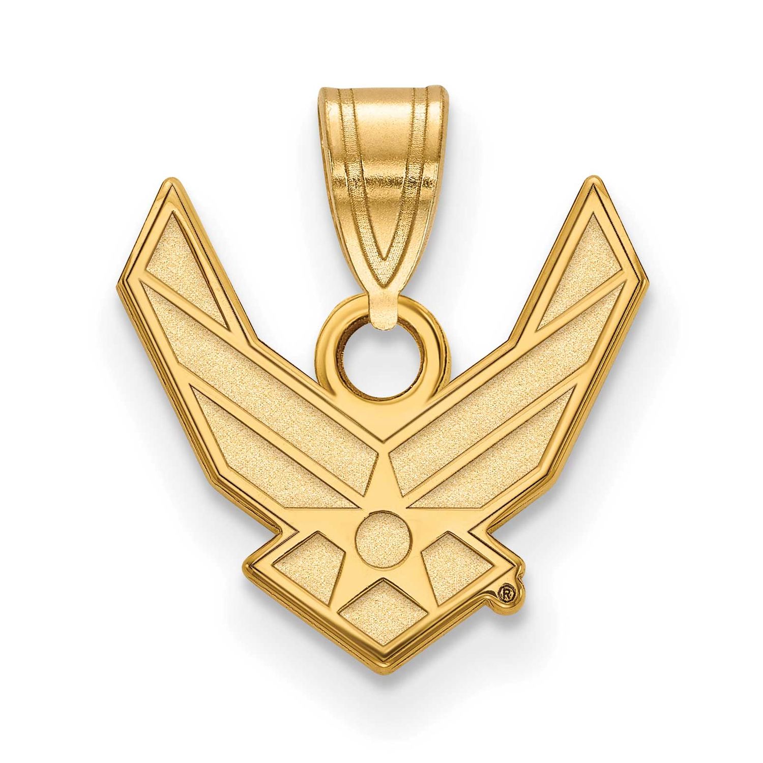 Logoart U.S. Air Force Small Pendant 14k Gold, MPN: 4Y002USAF, UPC: