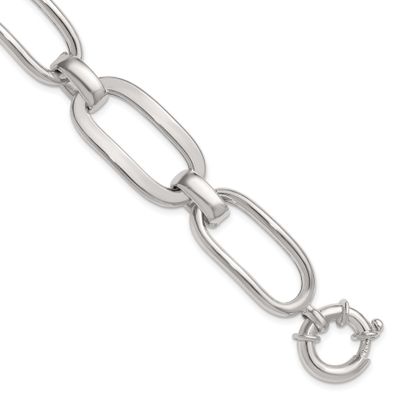 7.5 Inch Fancy Link Bracelet Sterling Silver Polished, MPN: QG6815-7.5, UPC: