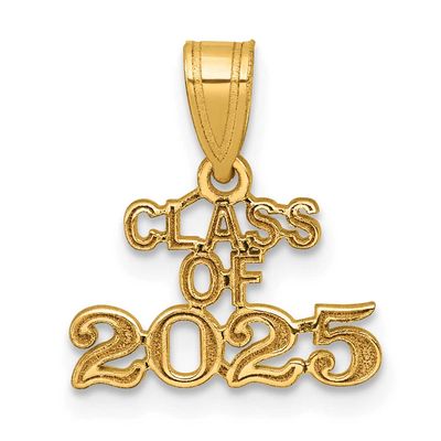 Block Class of 2025 Charm 14k Gold Polished, MPN: K9989-25, UPC:
