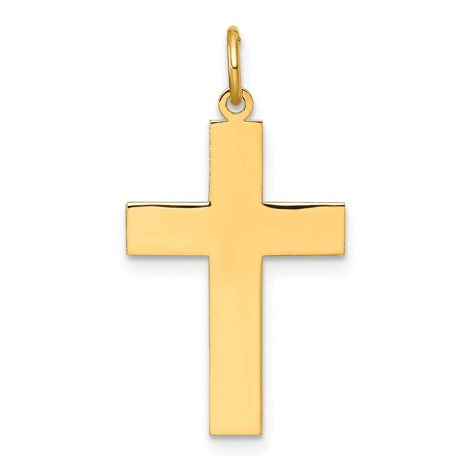 Cross Pendant 14k Gold Polished, MPN: REL200, UPC: