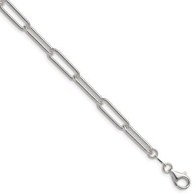 5.5mm Paperclip Chain 7 Inch Sterling Silver Polished, MPN: QPCL150-7, UPC: