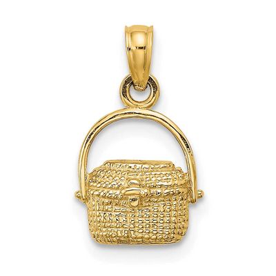 2-D Nantucket Basket Charm 14k Gold, MPN: K7967, UPC: 637218048946