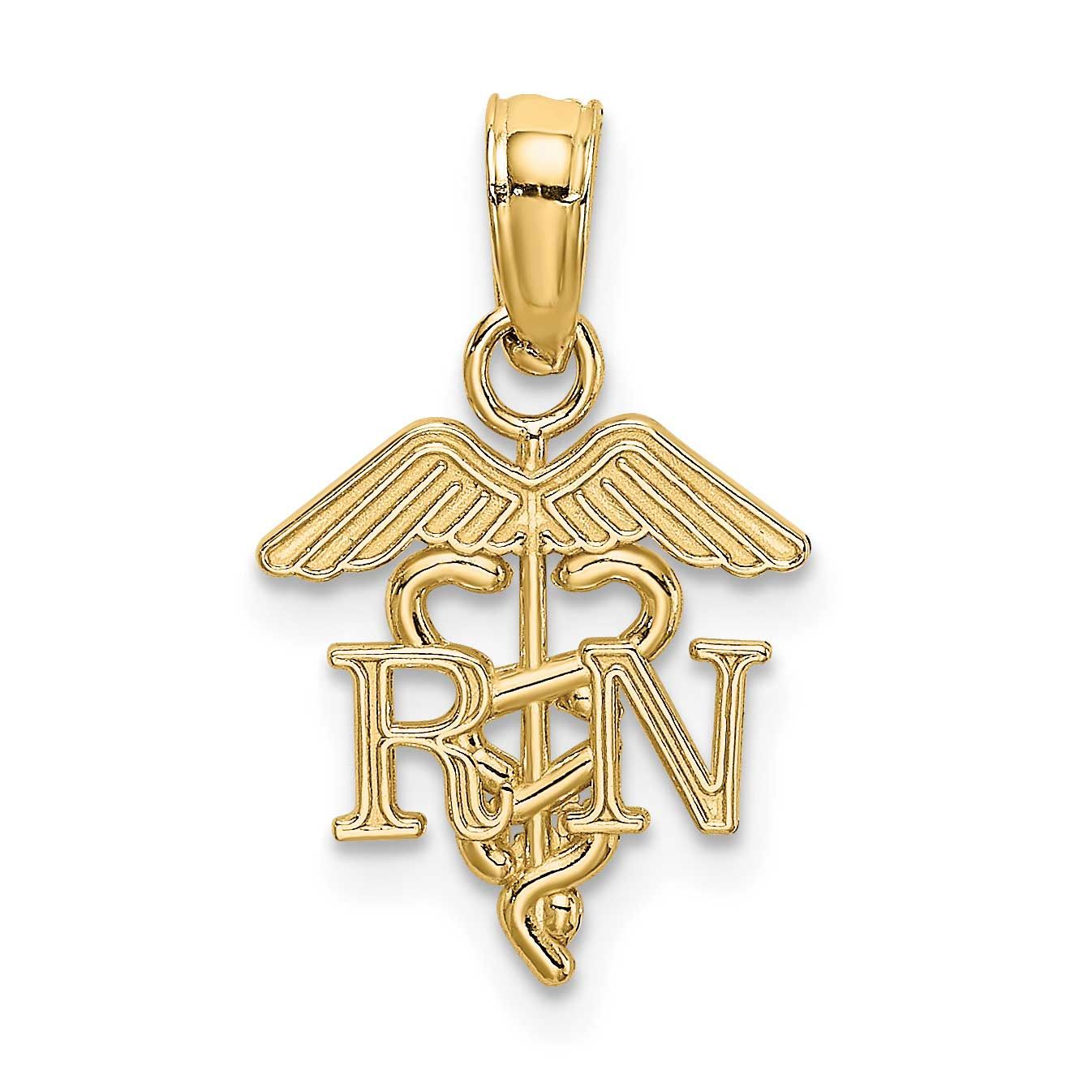 Rn Caduceus Pendant 10k Gold, MPN: 10K2853, UPC: