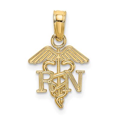 Rn Caduceus Pendant 10k Gold, MPN: 10K2853, UPC: