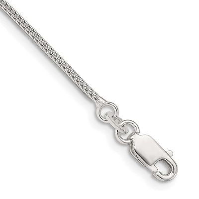 1.25mm Diamond-Cut Round Franco Chain 8 Inch Sterling Silver, MPN: QFR125-8, UPC: 883957945477