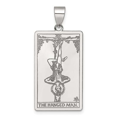 The Hanged Man Tarot Card Pendant Sterling Silver, MPN: QC11522, UPC: