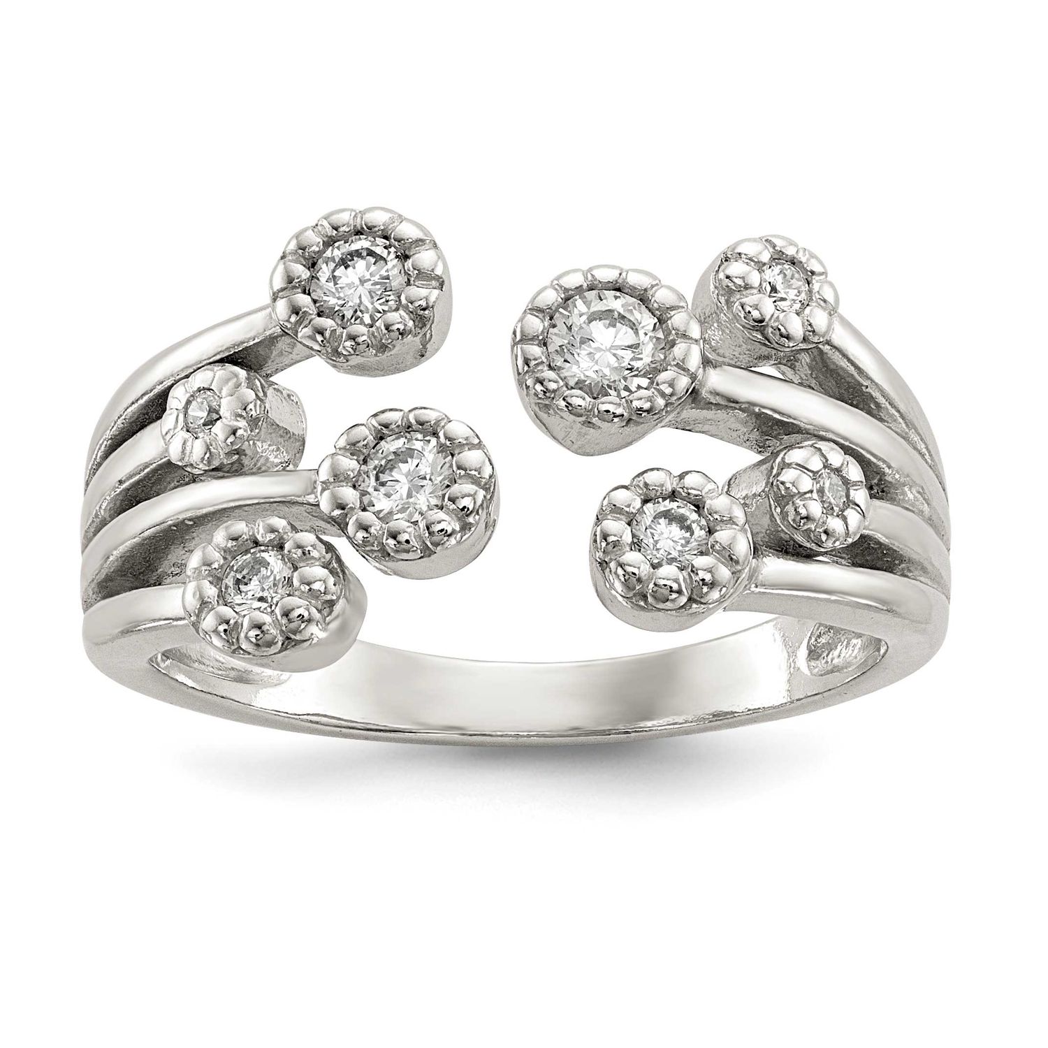 CZ Ring Sterling Silver, MPN: QR6720, UPC: 883957994147