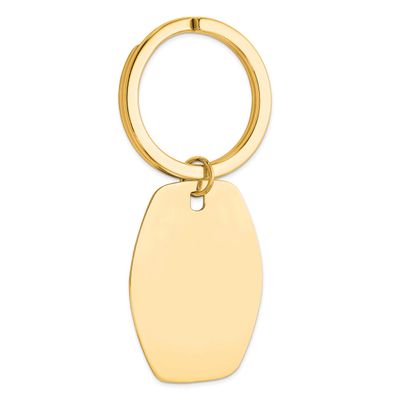 Key Chain Sterling Silver Gold-Plated, MPN: QQ71GP, UPC: