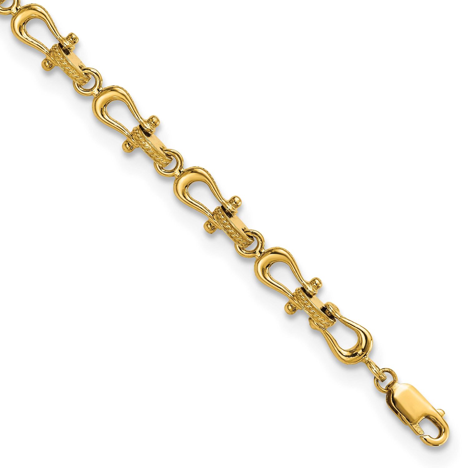 Mariner&#39;s Link 7.5 Inch Bracelet 14k Gold, MPN: FB1661-7.5, UPC: 63721801004