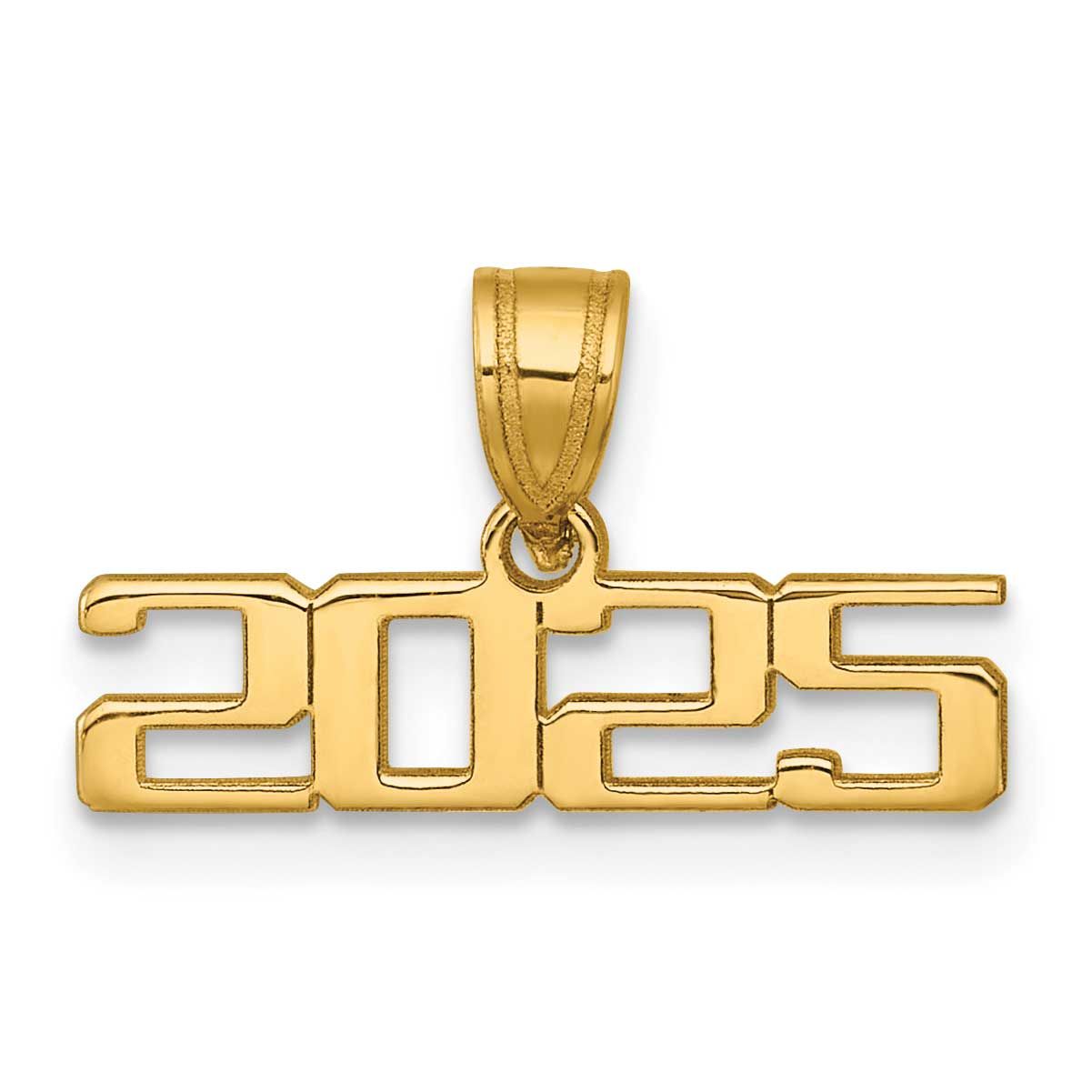 2025 Graduation Charm 14k Gold Polished, MPN: K9988-25, UPC: