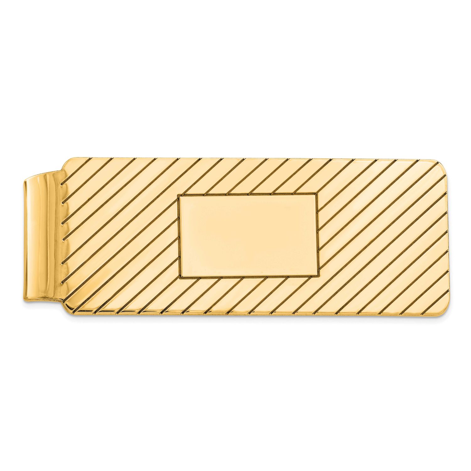 Money Clip Sterling Silver Gold-Plated, MPN: QQ41GP, UPC: