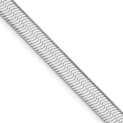 5.25mm Magic Herringbone Chain 18 Inch Sterling Silver Rhodium-Plated, MPN: QHB060R, UPC: