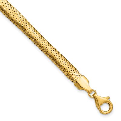 Mesh 7.5 Inch Bracelet 14k Gold Polished, MPN: SF3207-7.5, UPC: