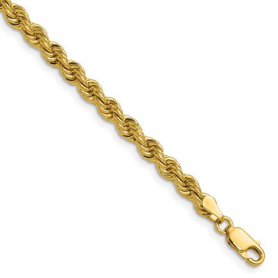 4.2mm Regular Rope Chain 8 Inch 14k Gold, MPN: 033S-8, UPC: