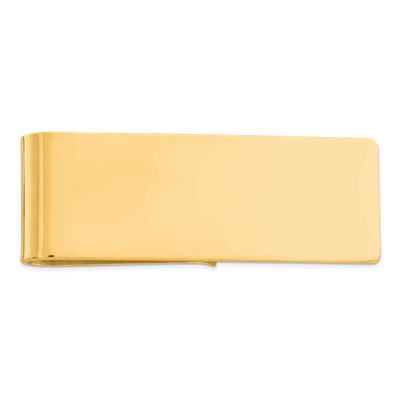 Money Clip Sterling Silver Gold-Plated, MPN: QQ23GP, UPC: