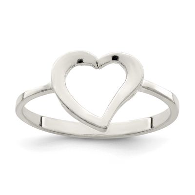 Heart Ring Sterling Silver, MPN: QR2407, UPC: 883957248851