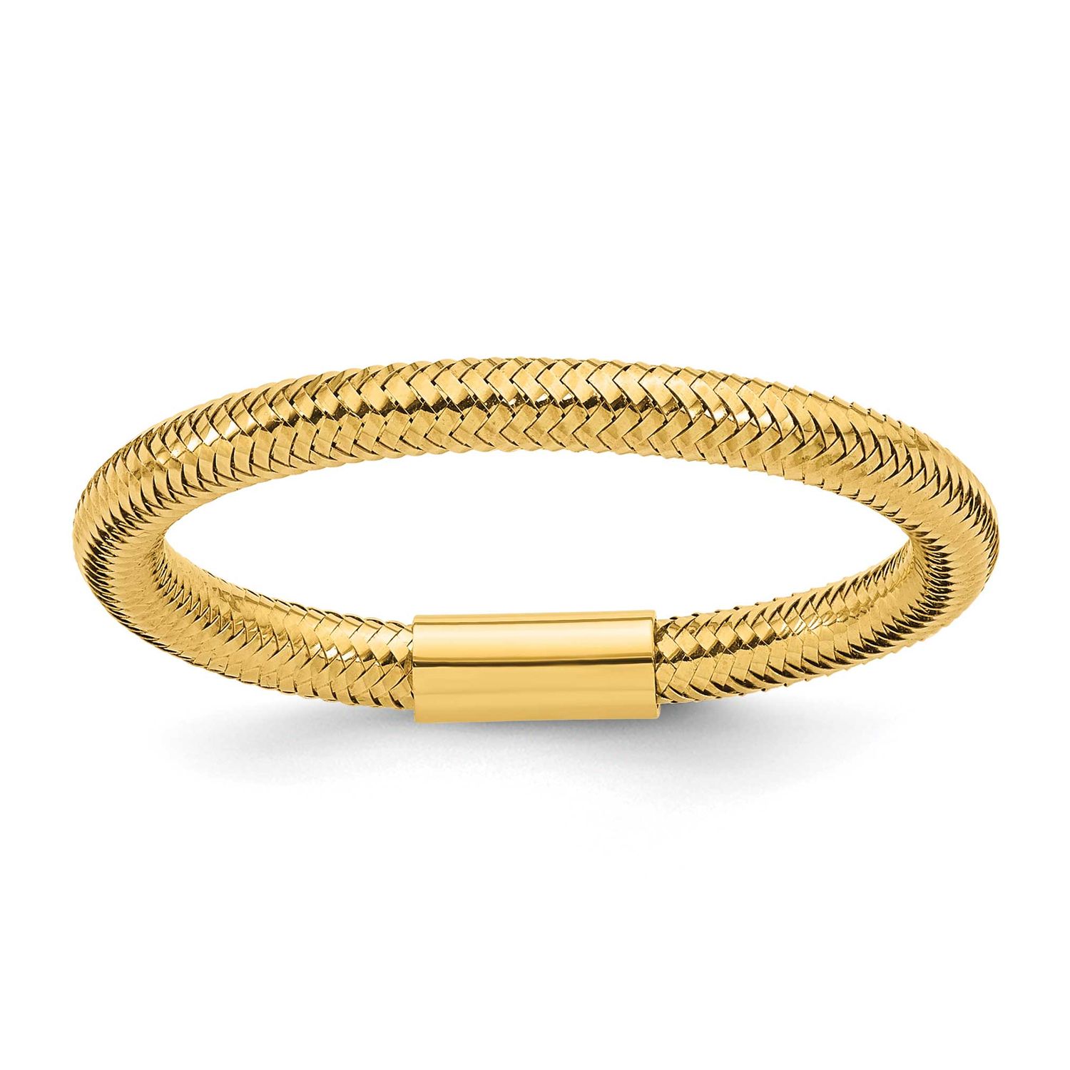 Mesh Stretch Ring 14k Gold, MPN: R976, UPC: 196904323267