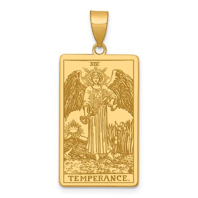 The Empress Tarot Card Pendant 14k Gold, MPN: XM713, UPC: