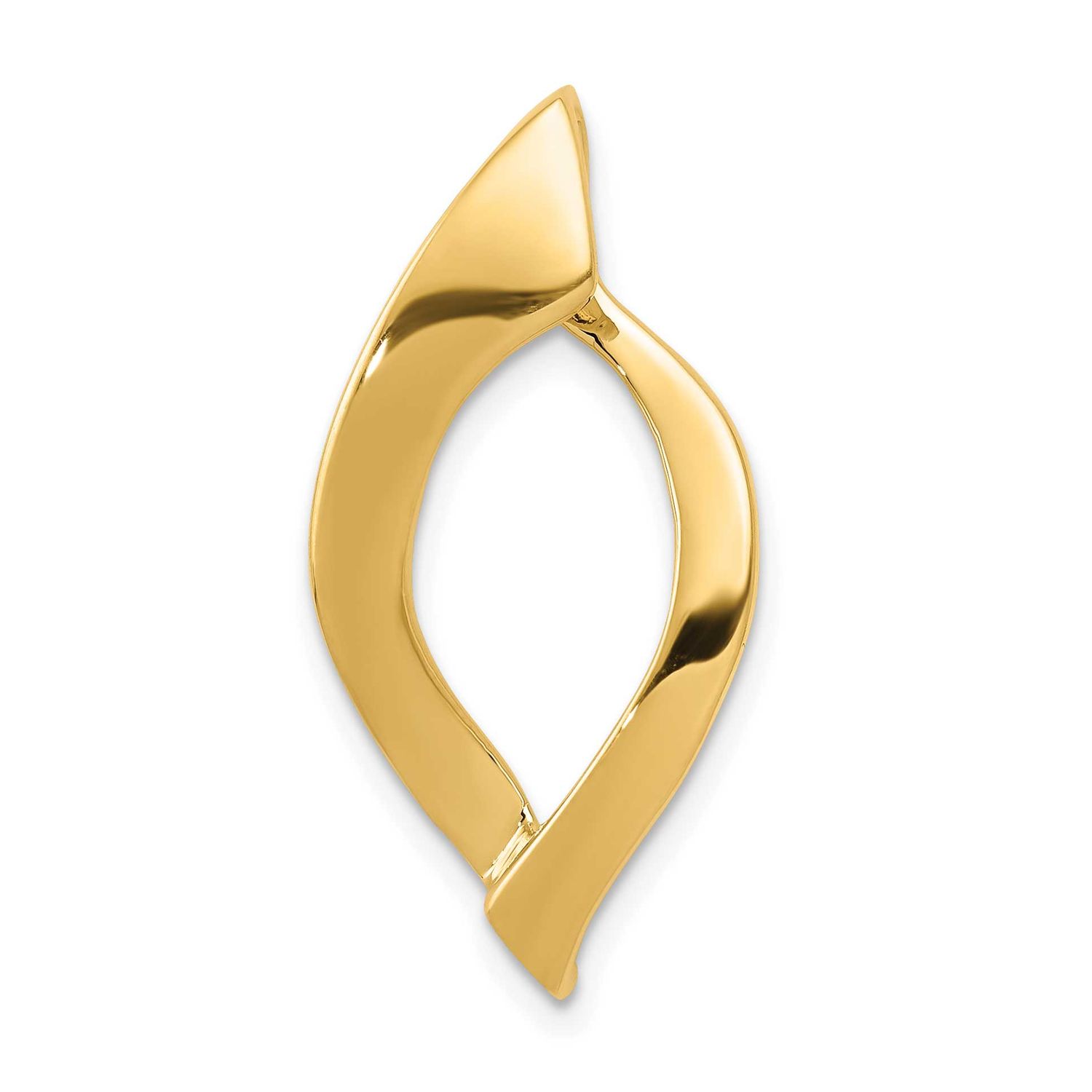 Fits Up To 8mm Regular 10mm Fancy Reversible Omega Slide 10k Gold, MPN: 10SL532, UPC: