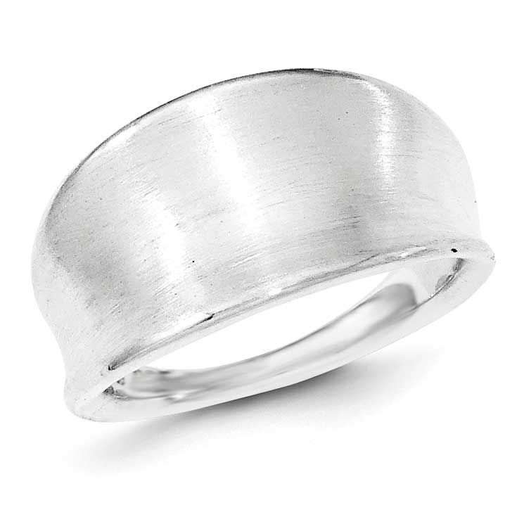 Satin Groove Ring Sterling Silver Polished, MPN: QR6139, UPC: