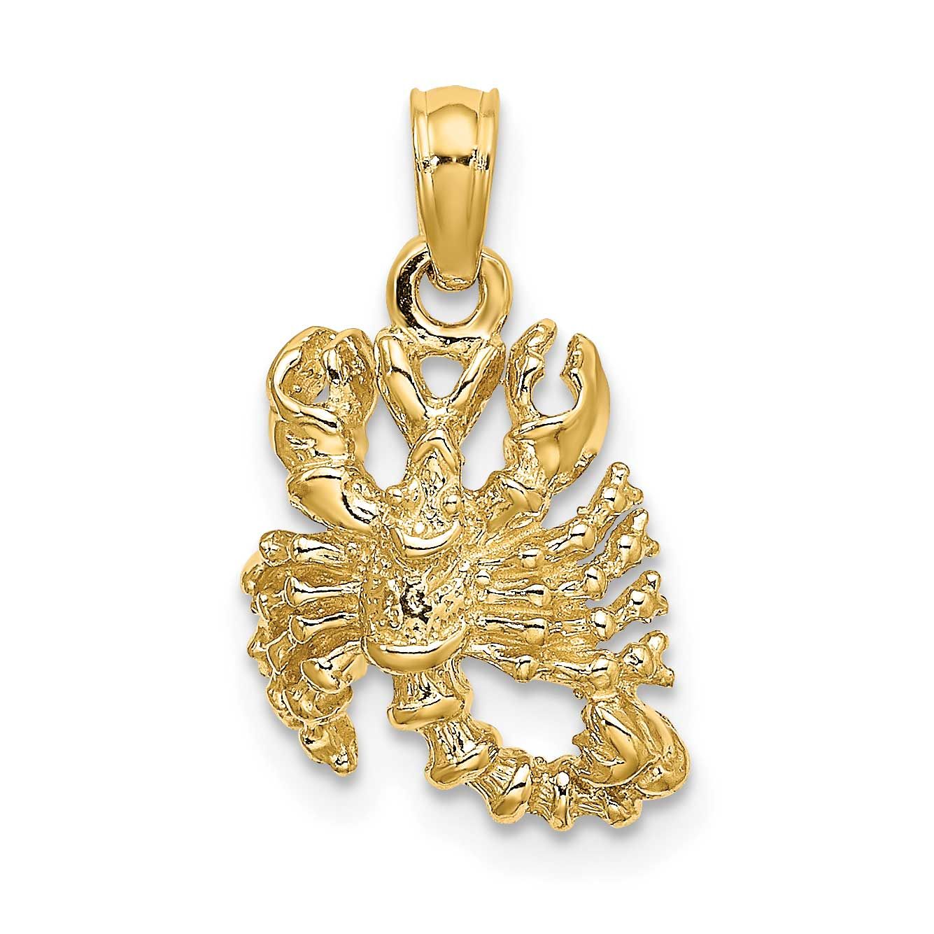 3-D Scorpio Zodiac Pendant 10k Gold, MPN: 10C3150, UPC: 196904212523