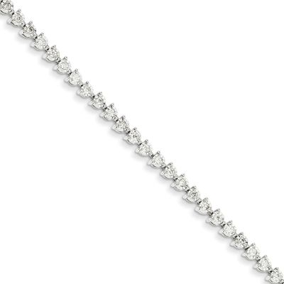 Diamond Bracelet 14k White Gold, MPN: Y10864A, UPC: 883957424682