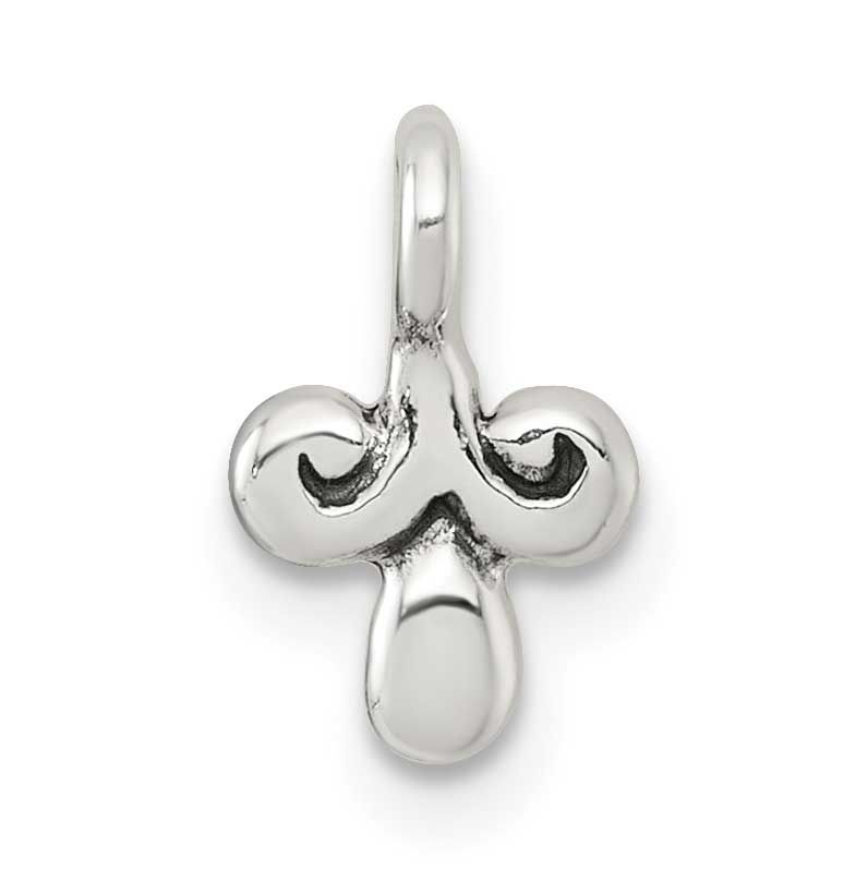 Antiqued Fancy Charm Sterling Silver Polished, MPN: QC11539, UPC: