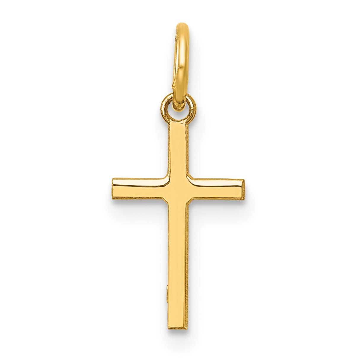 Cross Charm 14k Gold Polished, MPN: D5868, UPC: