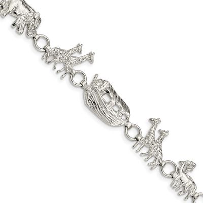 Noah&#39;s Ark Bracelet Sterling Silver, MPN: QG894-7, UPC: 883957951539