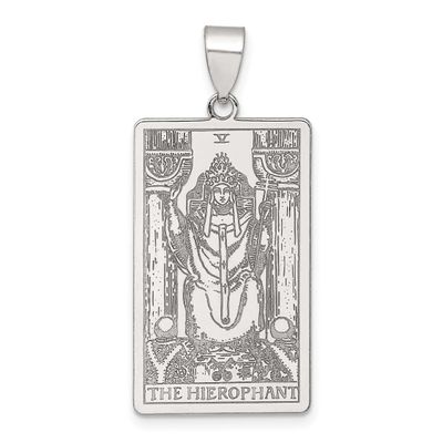 The Hierophant Tarot Card Pendant Sterling Silver, MPN: QC11515, UPC: